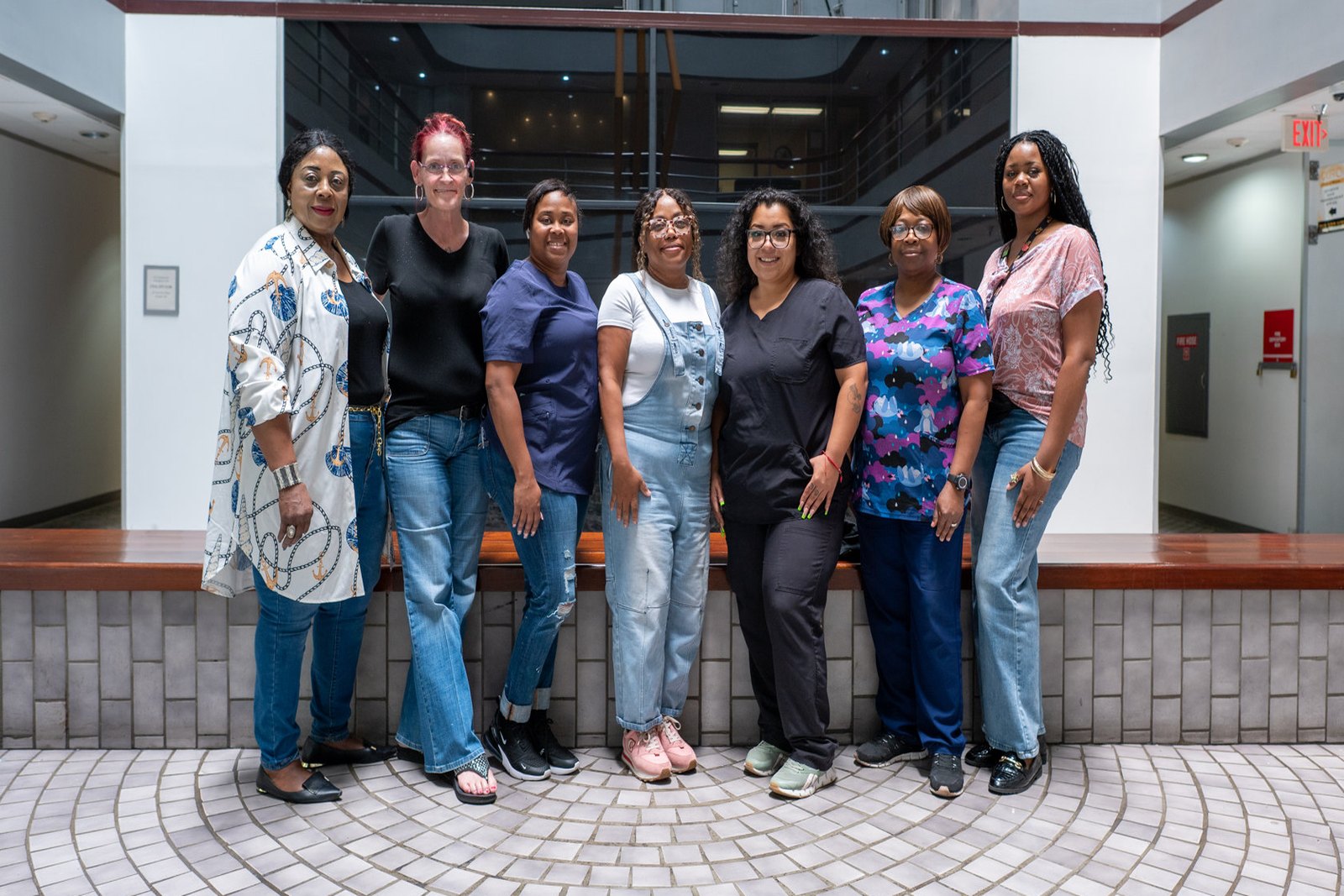 The States Home Health team together in the Houston office